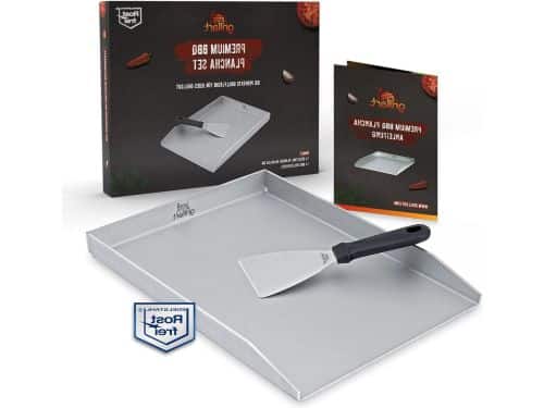 Premium plancha grillplaat - 4 mm roestvrij staal - 30
