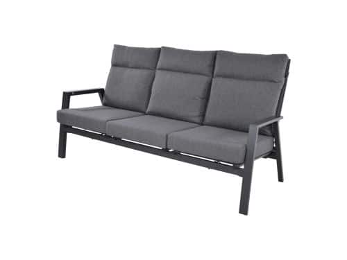 Qopps Exome lounge bank 3zits gasveer verstelbaar royal Grey mat