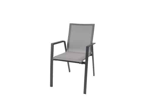 Qopps Jibba stapelbare tuinstoel mat royal grey