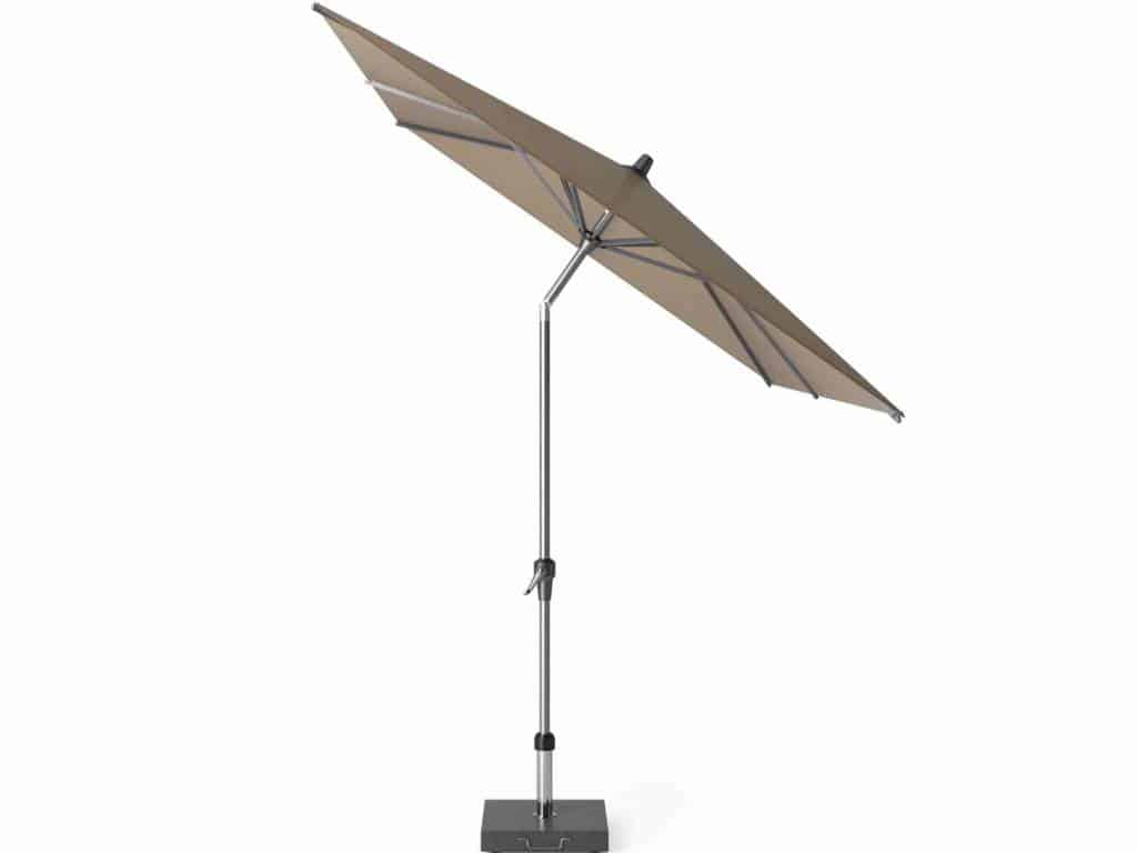 riva parasol 300×200 cm taupe met kniksysteem