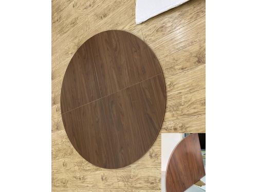 Robuuste ronde klaptafel van massief dennenhout, 119 cm