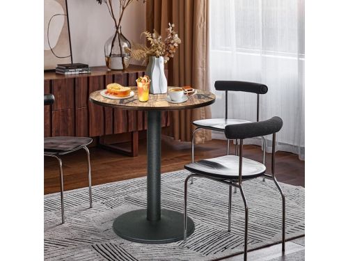 Ronde bartafel - Eettafel vierkant - Gezellig dineren - Industriële