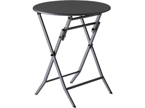 Ronde bijzettafel - Klaptafel - Multifunctioneel gebruik - Opvouwbaar frame