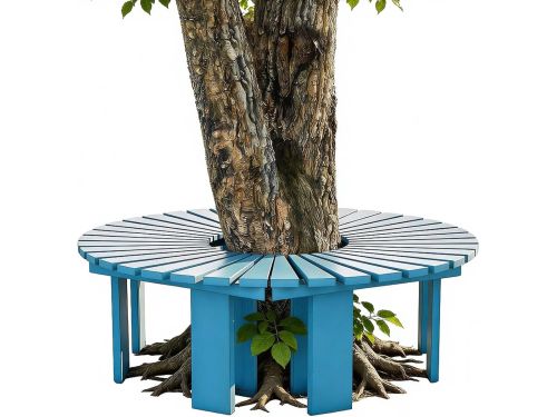 Ronde Boombank - Terraszitplaatsen Buiten - Ontspannen in de tuin