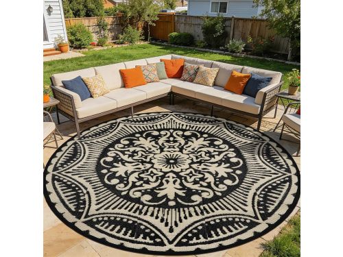 Ronde Buitenkleed - Picknickkleed Campingkleed - Terras Balkon Tuin