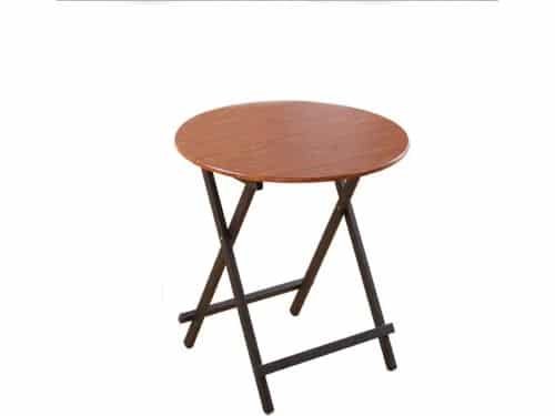 Ronde Houten Klaptafel - Eettafel Balkon Tafel - Ruimte Besparen