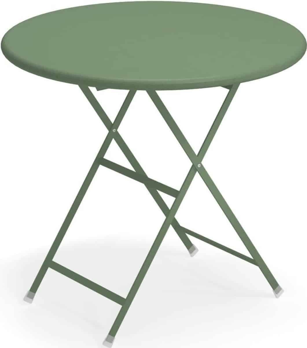 ronde klaptafel balkontafel tuinmeubelen buiten eten corrosiebestendig