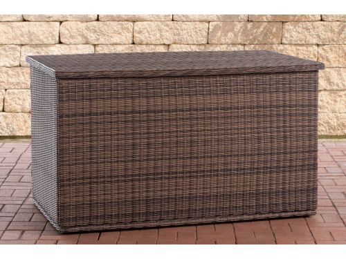 Rotan Opbergbox XL - 125cm bruin - Tuinkussenbox - Waterdicht