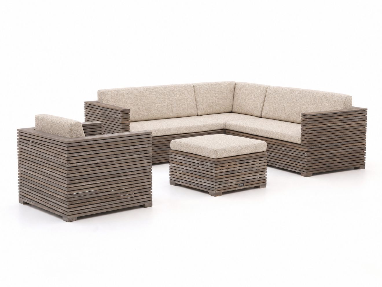 rough c hoek loungeset 5 delig 6 zits laagste prijsgarantie!
