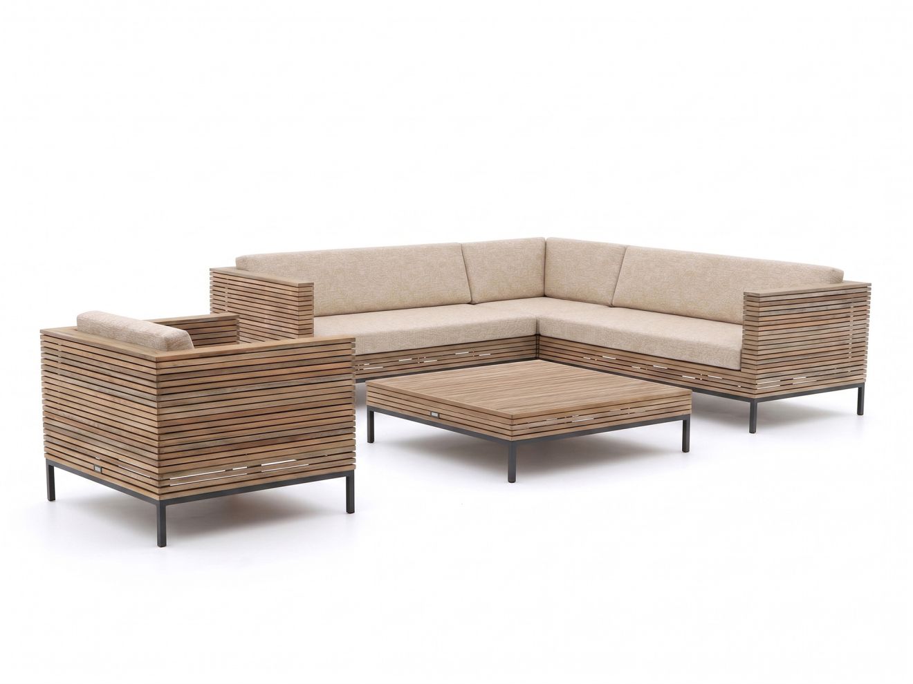 rough d hoek loungeset 5 delig 6 zits laagste prijsgarantie!