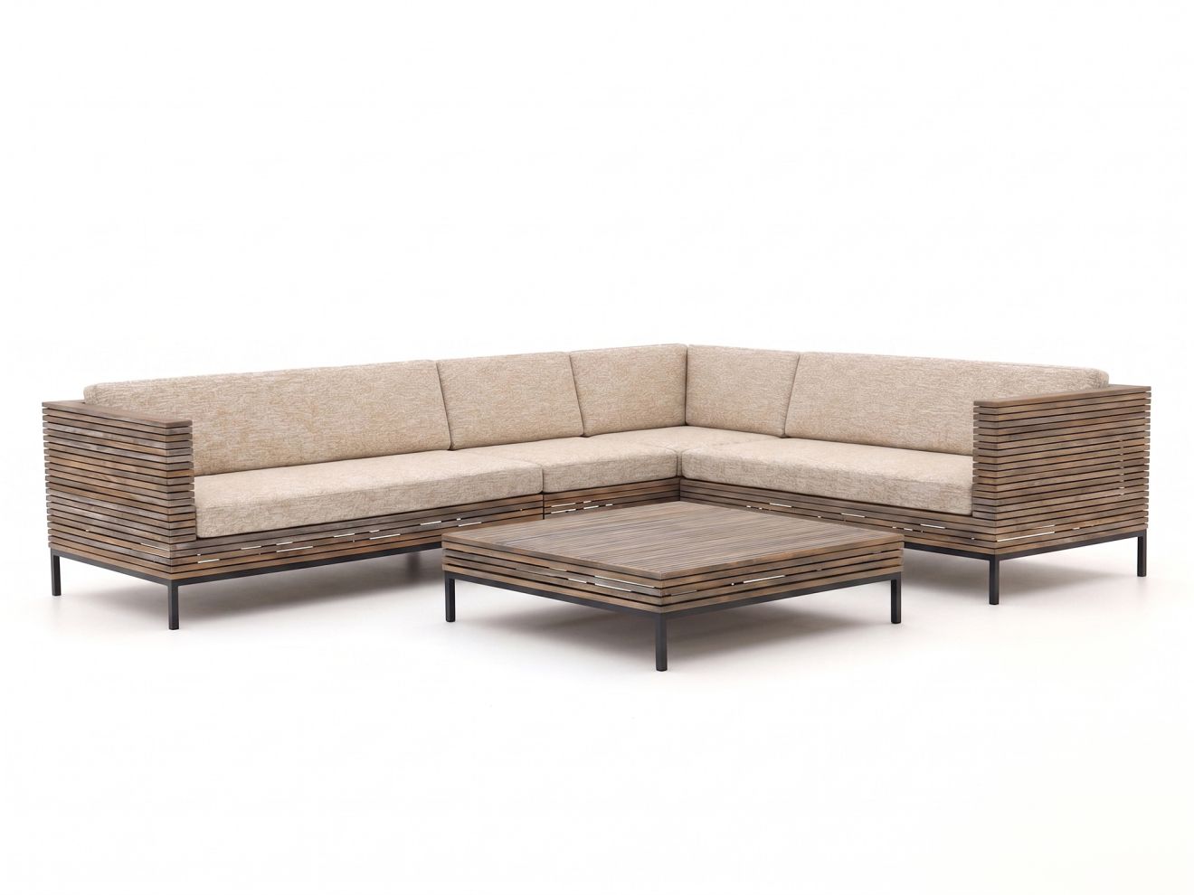 rough d hoek loungeset 5 delig 6 zits laagste prijsgarantie!