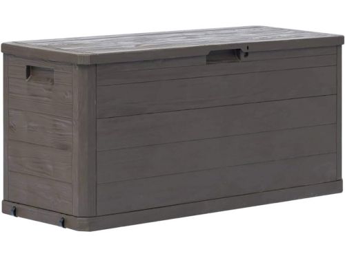 Ruime Tuinopbergdoos 280 Liter Kussenbox voor Buiten en Binnen Bruin