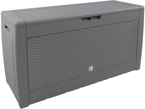Ruimtebesparende Opbergbox met Wielen - 310 Liter Tuinbox voor Kussens