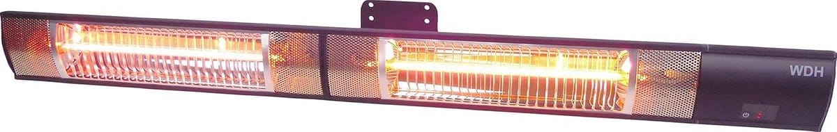rvs wandverwarmer met 3000w vermogen en afstandsbediening voor buiten en