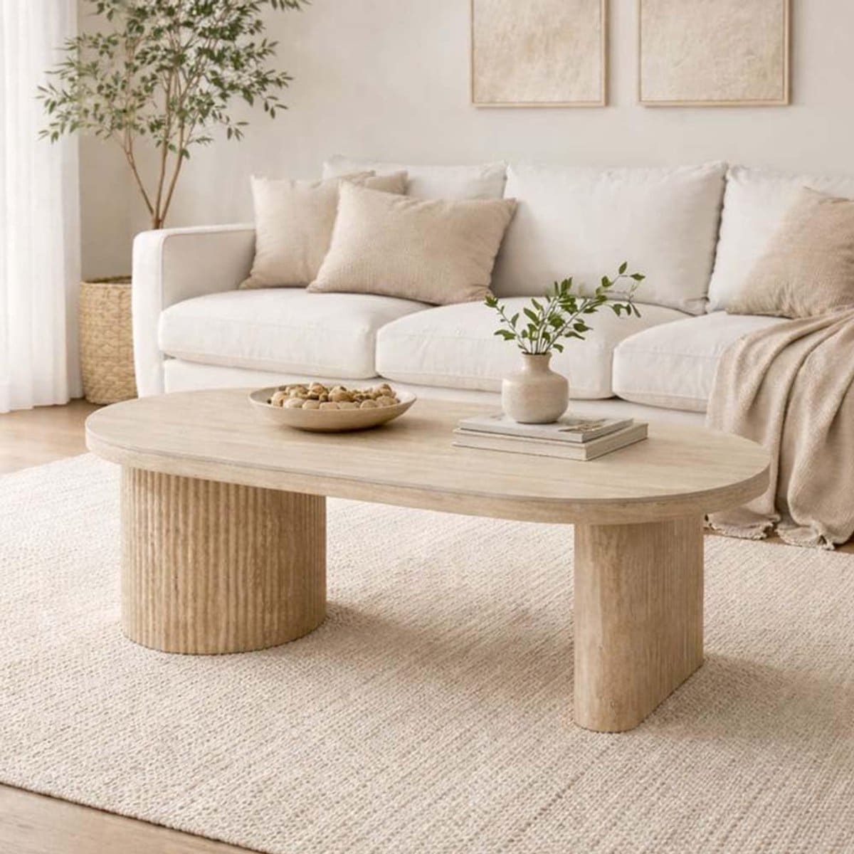 salontafel ovaal kavala look tafel woonkamer meubel