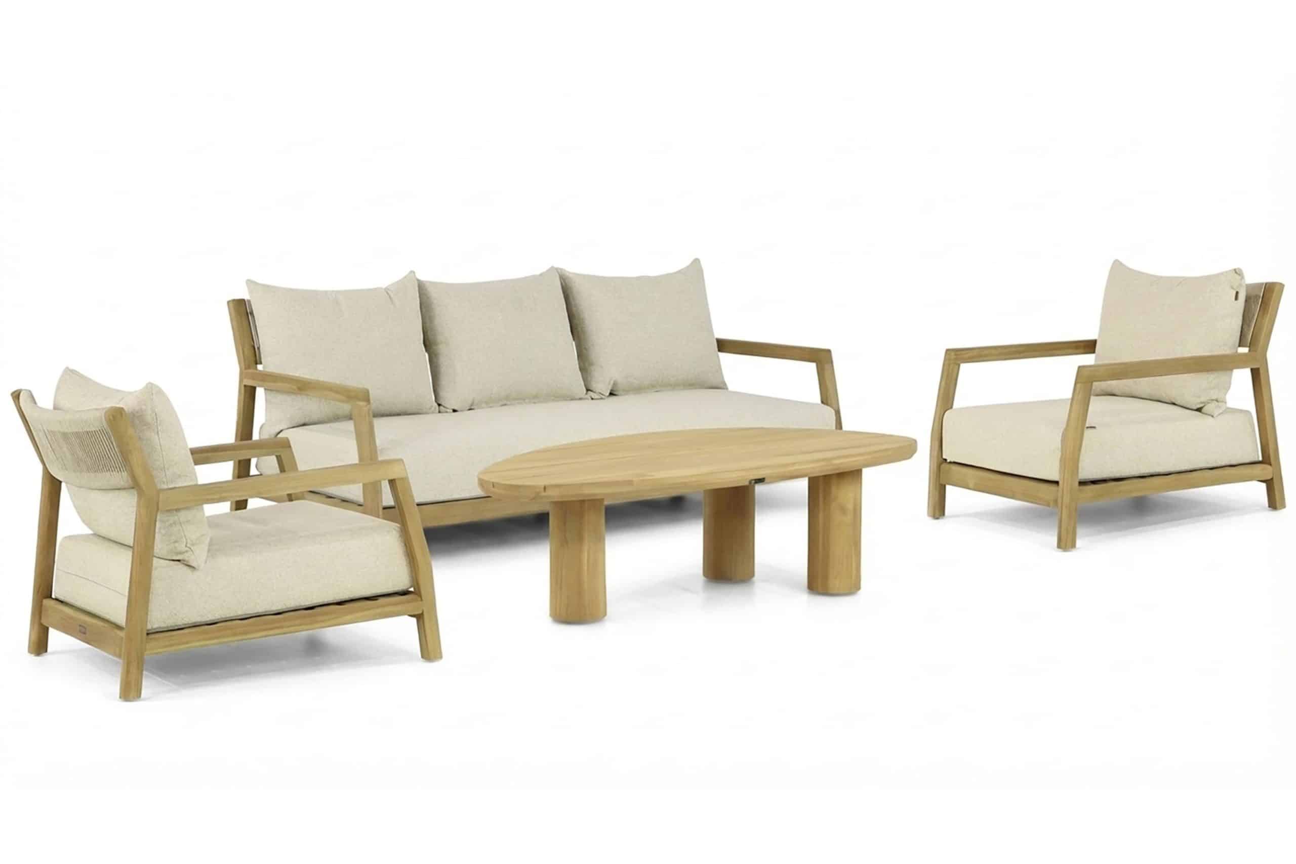 santika suka/riah 135 cm stoel bank loungeset 4 delig