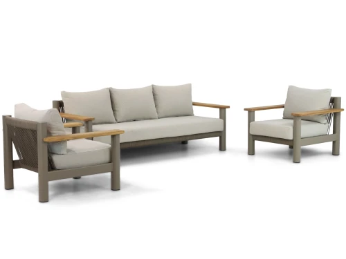 Santika Yolano stoel-bank loungeset 3-delig