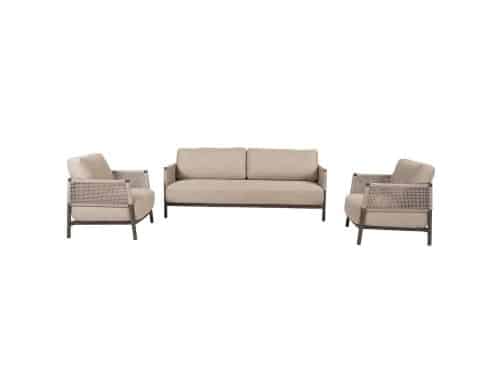 Savanne stoel bank loungeset 3 delig terre 4 Seasons Outdoor
