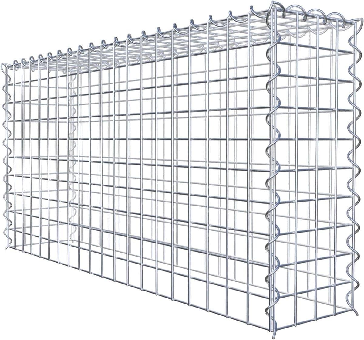 schanskorf steenkorf draadkorf tuinontwerp spiraalsluiting 100x50x20