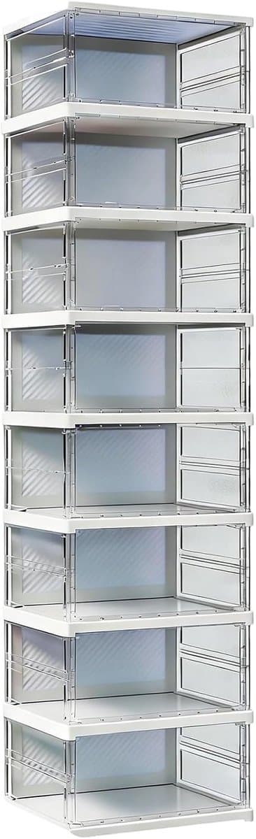 schoenen opbergboxen sneaker displays ruimte besparen magnetische