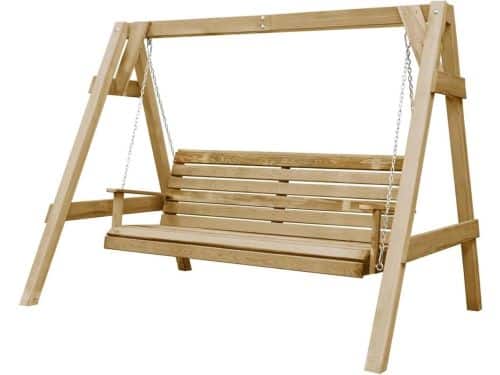 Schommelbank Hout - Tuinschommel Bank - Buiten Ontspannen - Geïmpregneerd