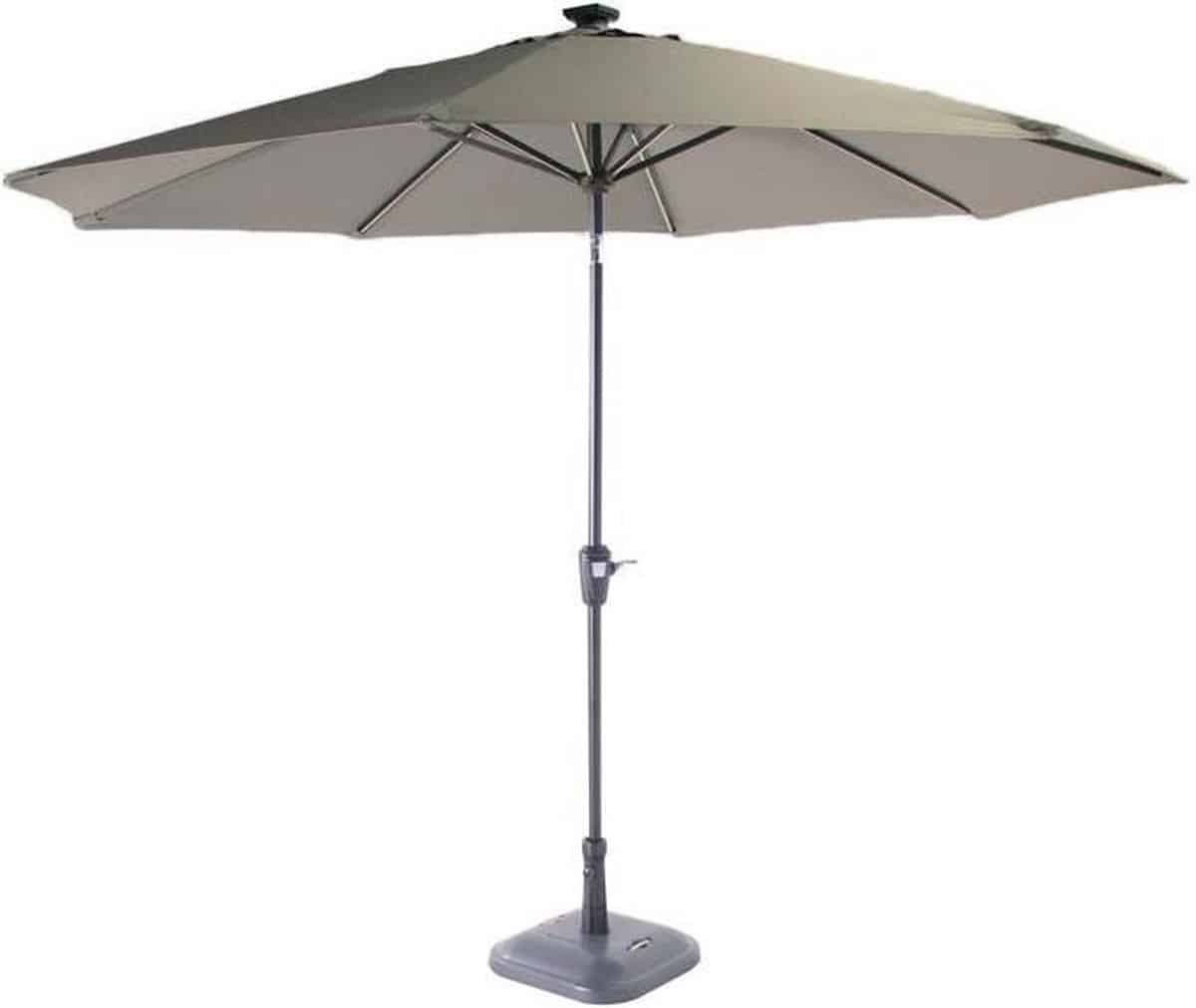 sens line 2206 ow s parasol met ledverlichting door solar..