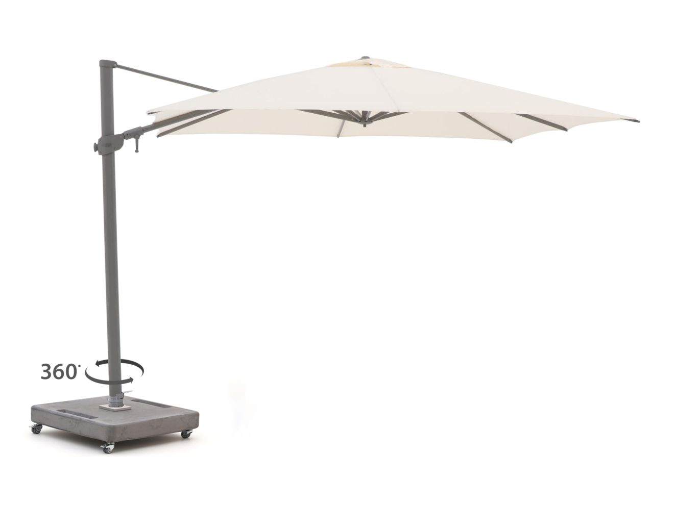 shadowline austin zweefparasol 300x300cm laagste prijsgarantie!