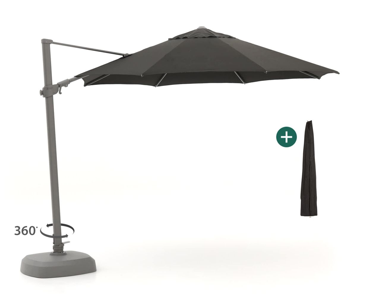 shadowline austin zweefparasol ø 350cm laagste prijsgarantie!