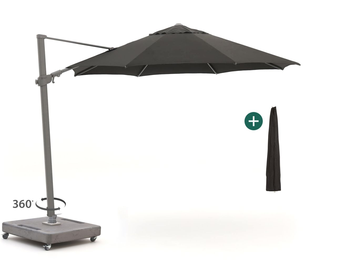 shadowline austin zweefparasol ø 350cm laagste prijsgarantie!