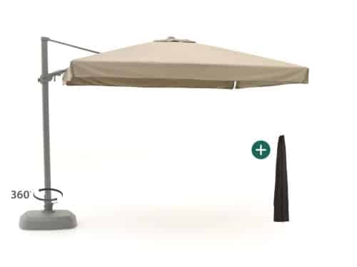 Shadowline Miami zweefparasol 300x300cm - Laagste prijsgarantie!