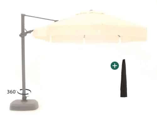 Shadowline Miami zweefparasol ø 350cm - Laagste prijsgarantie!