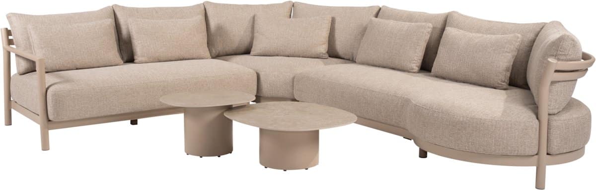 sofie mykonos modulaire hoek loungeset 5 delig keramiek latte 4