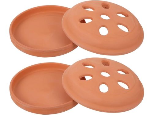 Spiraalbrander terracotta voor binnen en buiten - decoratieve houder