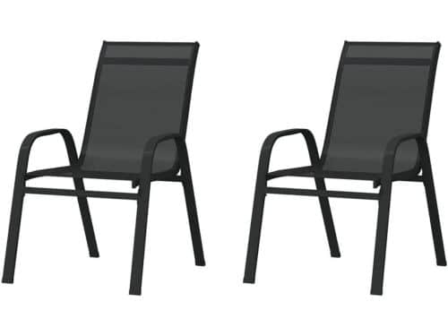 Stapelbare tuinstoelen - Buiten stoelen - Terras dineren - Ruimtebesparend