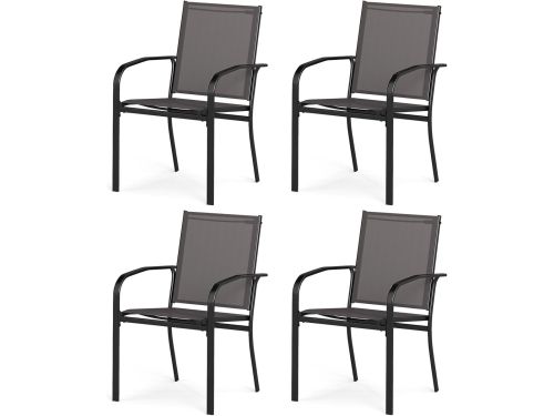 Stapelbare Tuinstoelen - Outdoor Stoelen - Buiten Zitten - Ergonomisch