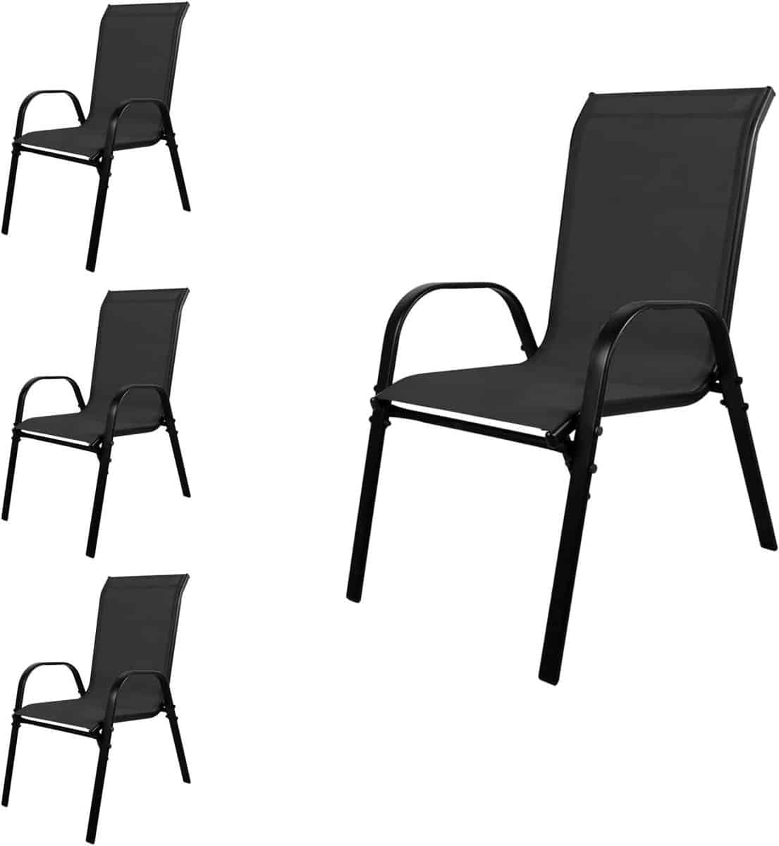 stapelstoelen tuinstoelen balkon meubels buiten zitten stapelbaar