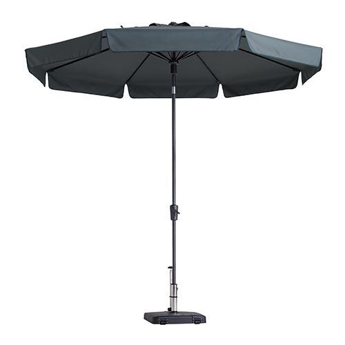 stokparasol flores luxe 300 cm polyester grey zonwering madison madison