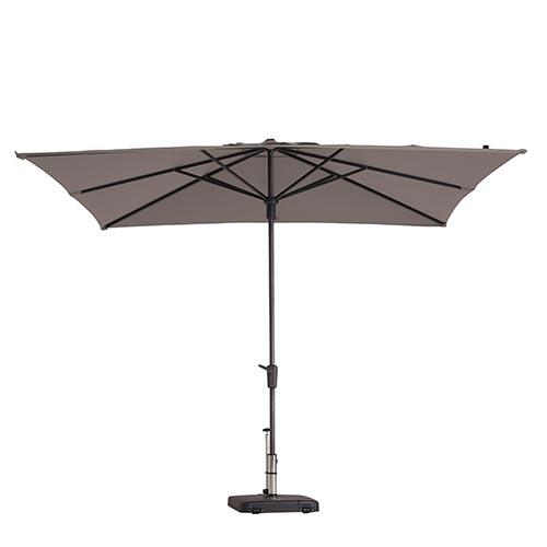 stokparasol syros luxe 280×280 cm polyester taupe zonwering madison madison