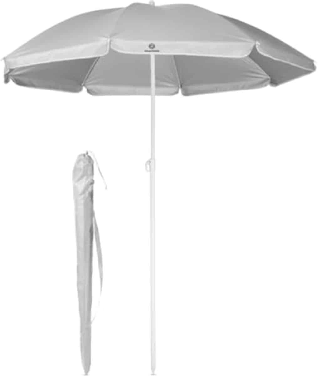 strandparasol diameter 180 cm verstelbaar uv bescherming