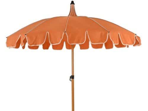 Strandparasol stokparasol volant koraal Decoris