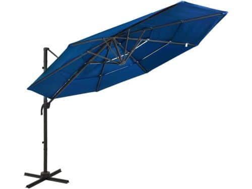 Strandparasol Zweefparasol - Balkon Parasol - Zon Bescherming - 4-Laags