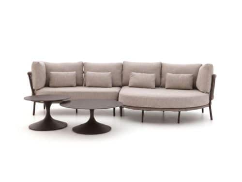 SUNS Bardi/Nova chaise longue loungeset 3-delig links 4-zits - Laagste prijsgarantie!
