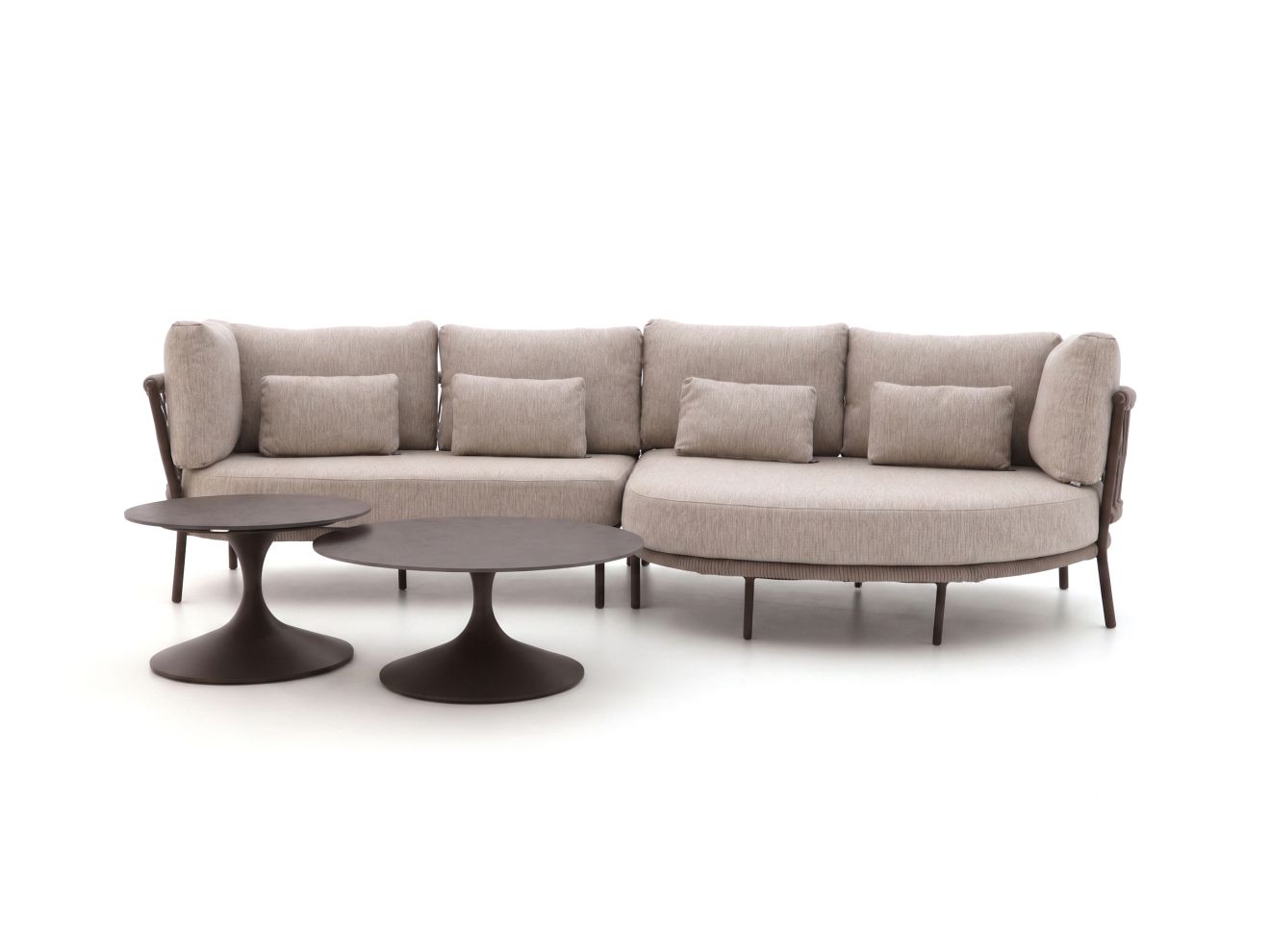 suns bardi/nova chaise longue loungeset 3 delig links 4 zits laagste prijsgarantie!