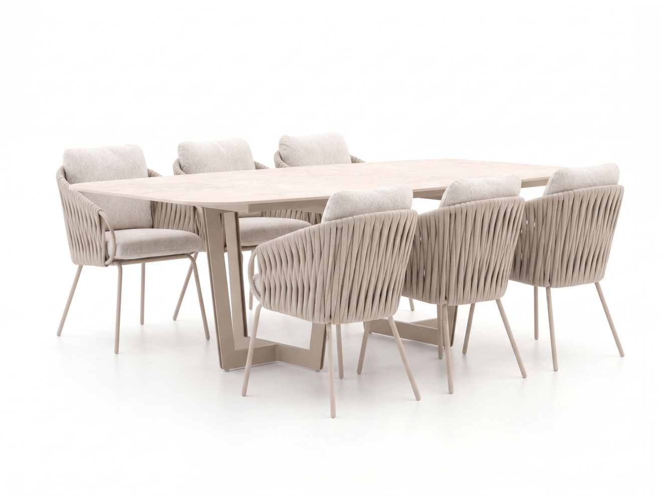 suns dolce/palermo 240cm dining tuinset 7 delig laagste prijsgarantie!