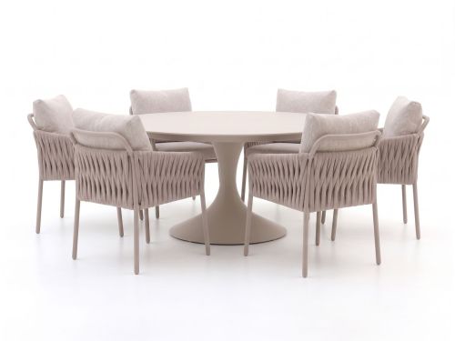 SUNS Fiave/Nova ø170cm dining tuinset 7-delig - Laagste prijsgarantie!