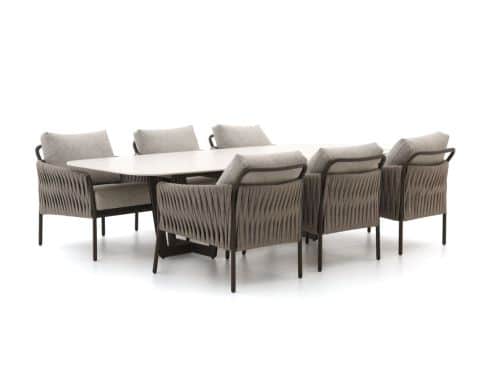 SUNS Fiave/Palermo 280cm low dining tuinset 7-delig - Laagste prijsgarantie!