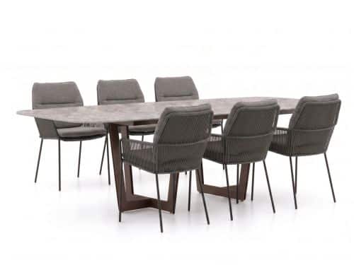 SUNS Punta/Palermo 240cm dining tuinset 7-delig - Laagste prijsgarantie!