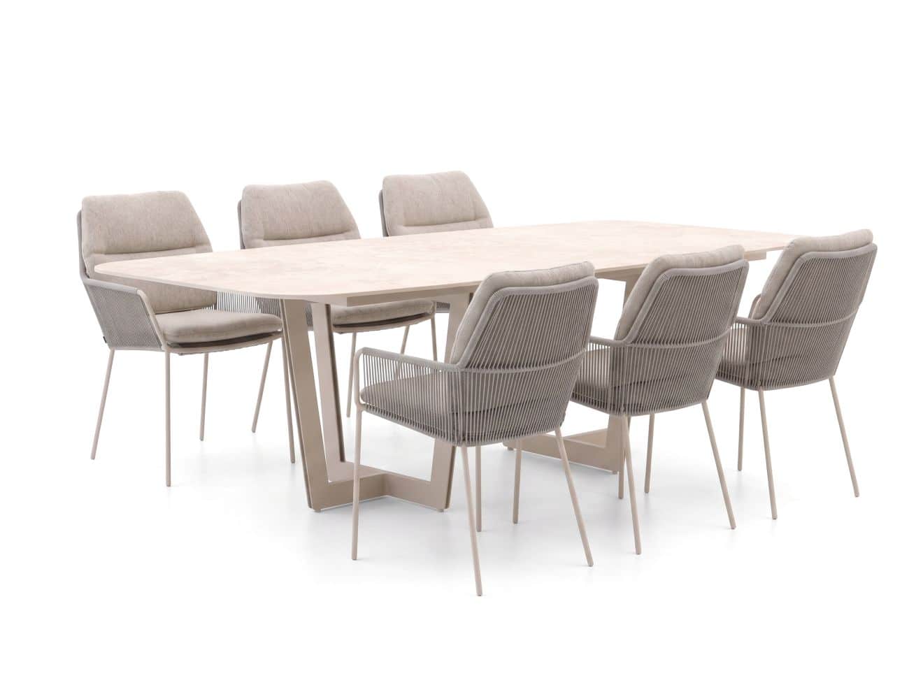 suns punta/palermo 240cm dining tuinset 7 delig laagste prijsgarantie!
