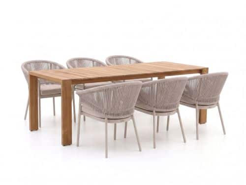 SUNS Santorini/Erice 240cm dining tuinset 7-delig - Laagste prijsgarantie!