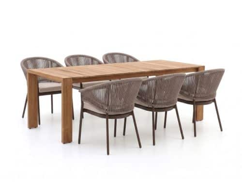 SUNS Santorini/Erice 240cm dining tuinset 7-delig - Laagste prijsgarantie!